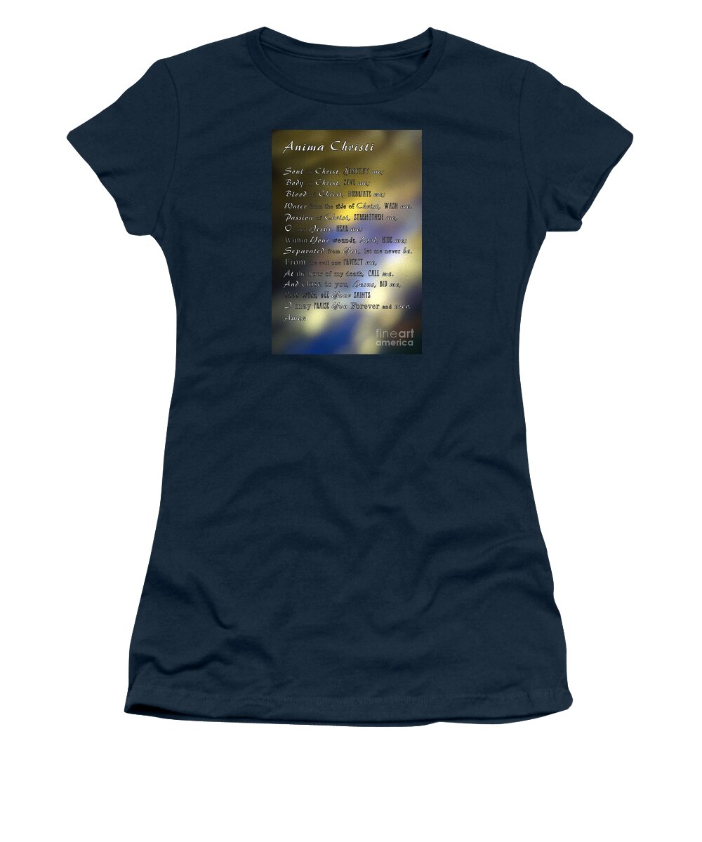 Soul Women's T-Shirt featuring the photograph Anima Christi by Sharon Elliott