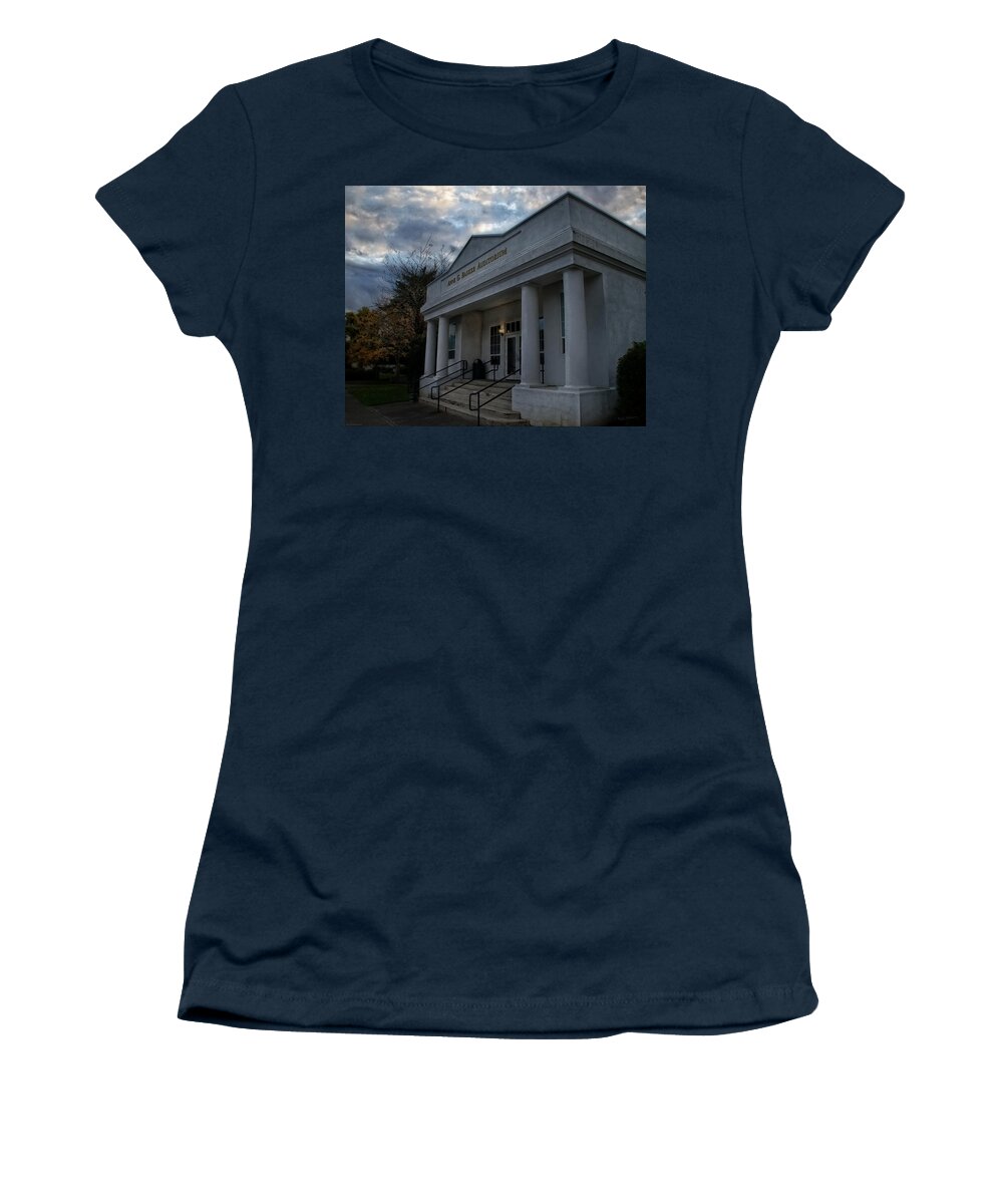 Special Effect Women's T-Shirt featuring the photograph Anne G Basker Auditorium in Grants Pass by Mick Anderson