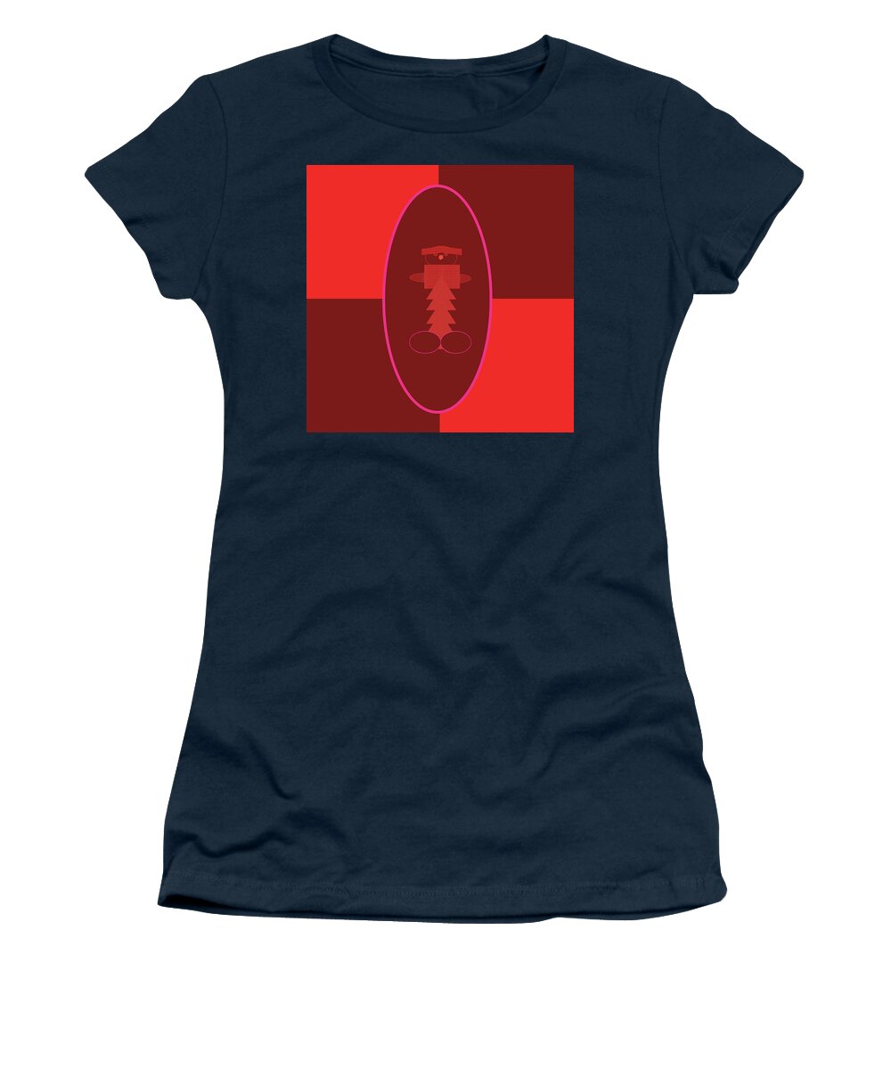 Urban Women's T-Shirt featuring the digital art 072 The Little Man by Cheryl Turner