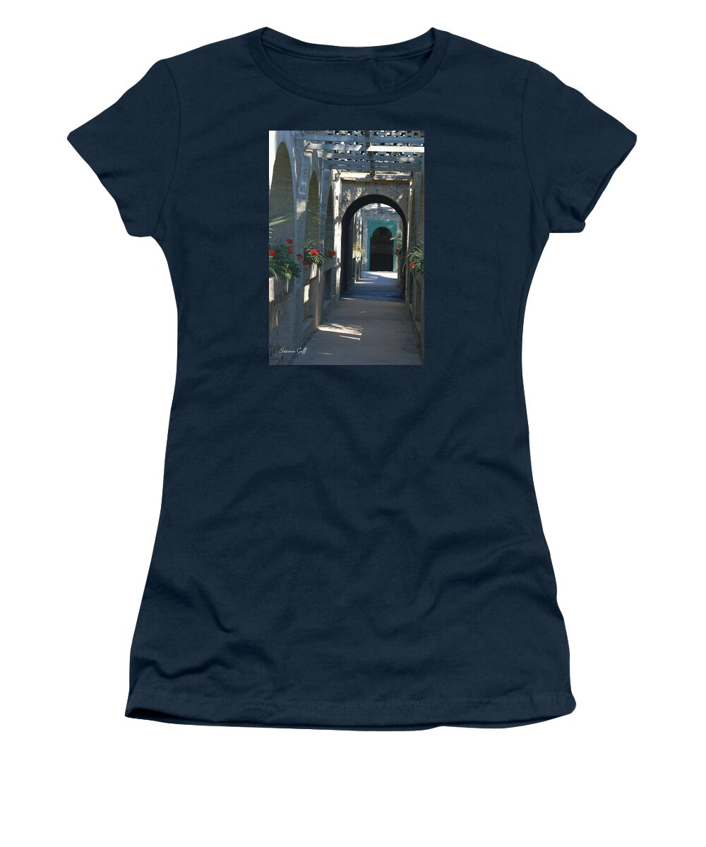 Atalaya Women's T-Shirt featuring the photograph Atalaya by Suzanne Gaff