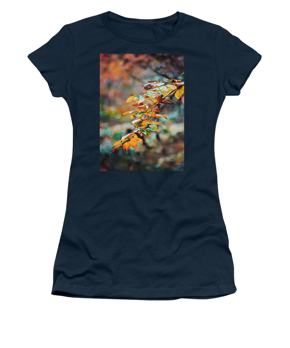 Fall Women's T-Shirt featuring the photograph Autumn Aesthetics by Parker Cunningham