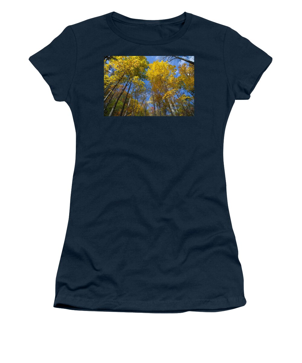 Fall Foliage Women's T-Shirt featuring the photograph Autumn Majesty by Kevin Craft