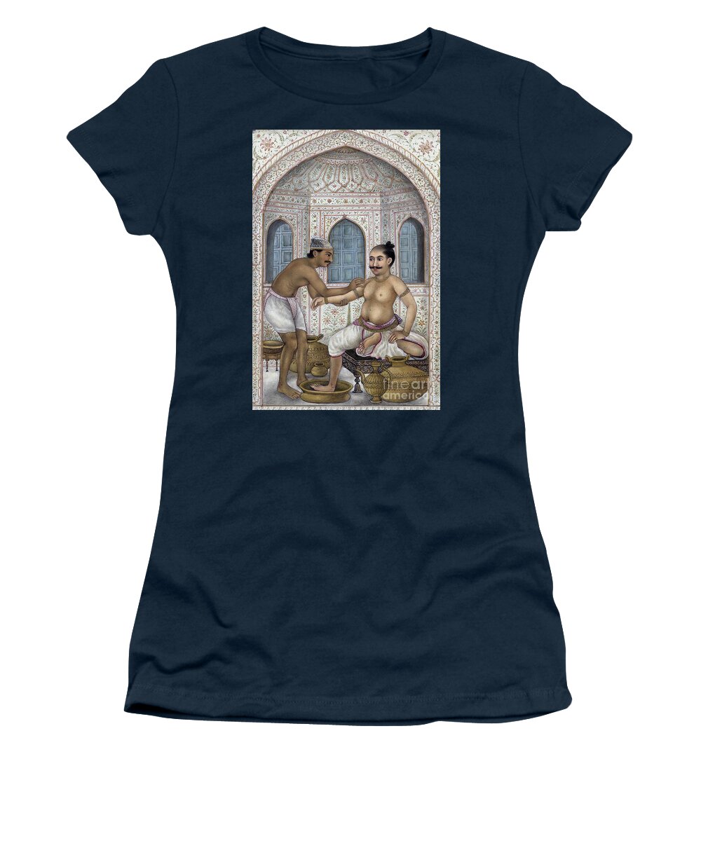 Science Women's T-Shirt featuring the photograph Ayurvedic Treatment, Snehana And Svedana by Wellcome Images