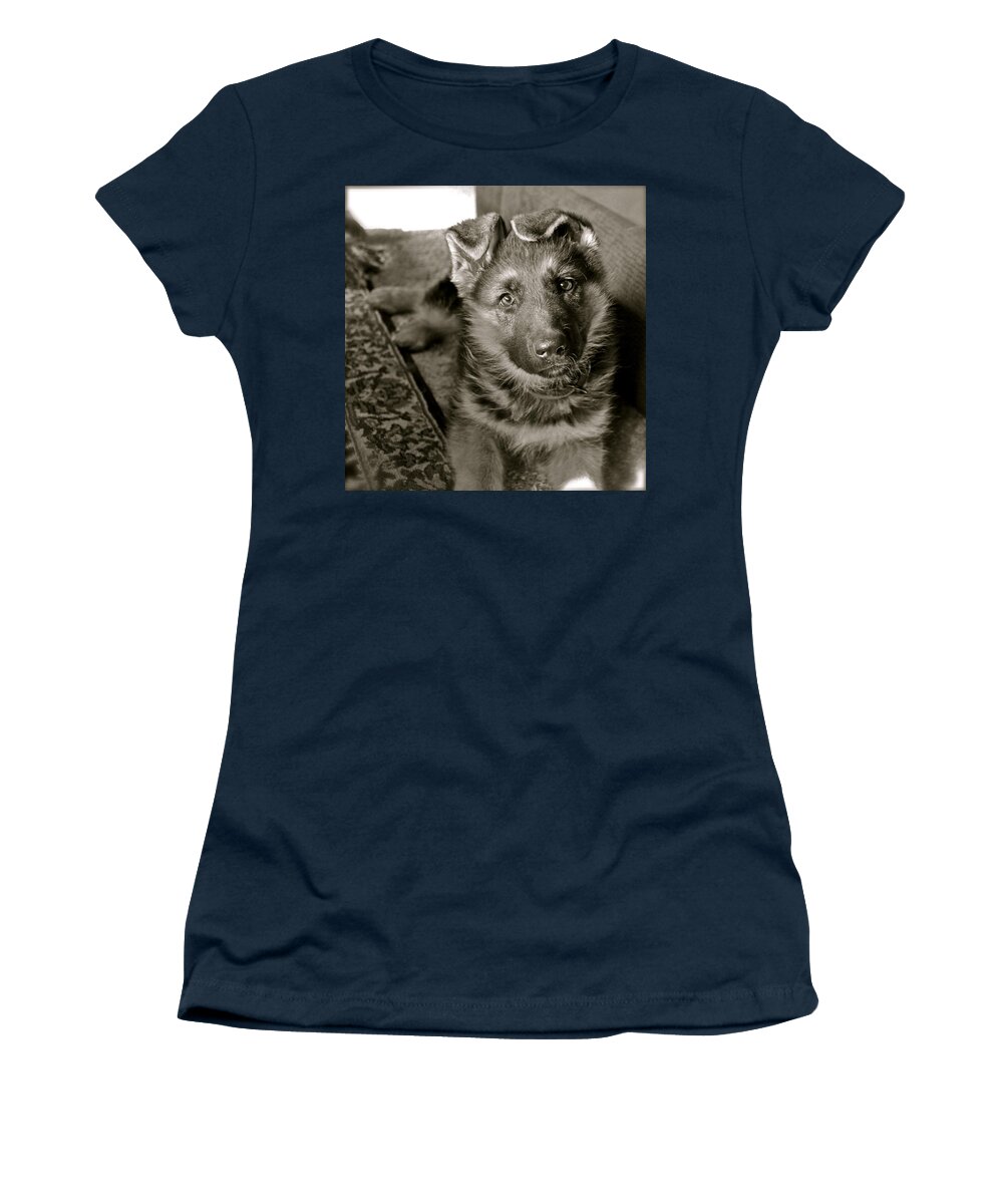 Baby Women's T-Shirt featuring the photograph baby Alexis by Karon Melillo DeVega