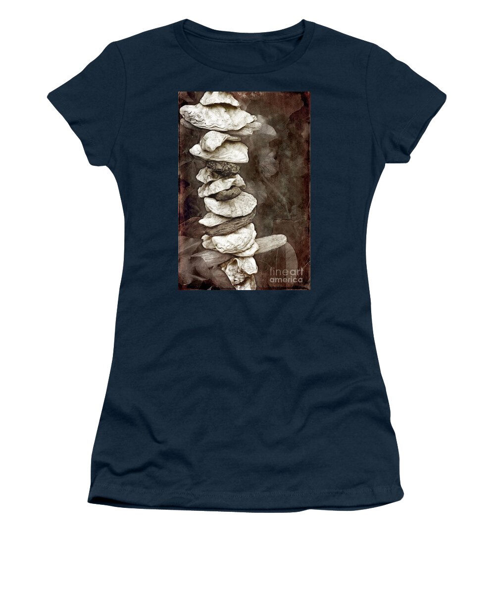 Gardens Women's T-Shirt featuring the photograph Balanced by Ellen Cotton
