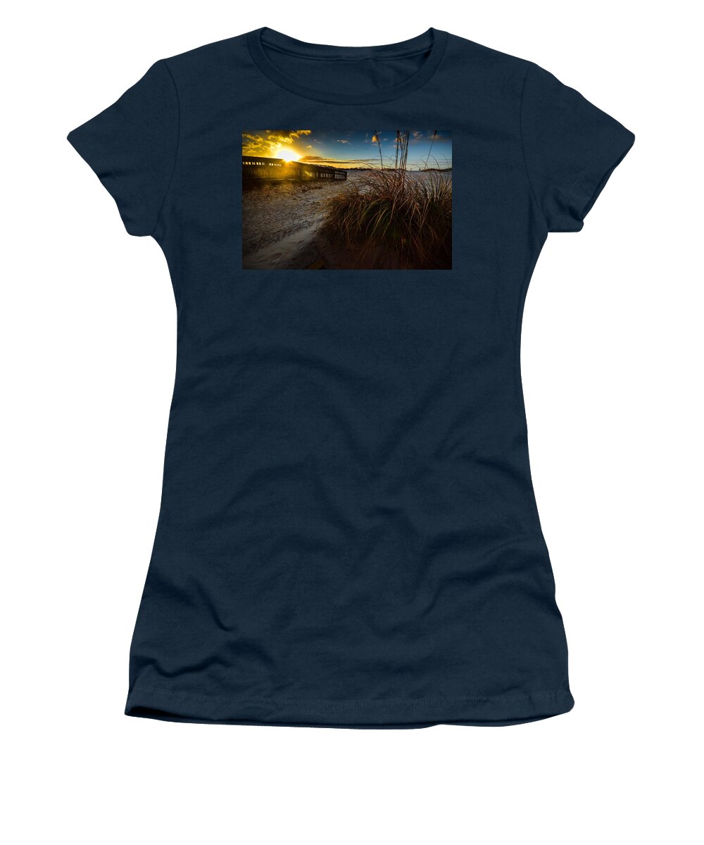Alabama Women's T-Shirt featuring the photograph Beach Bush by Michael Thomas