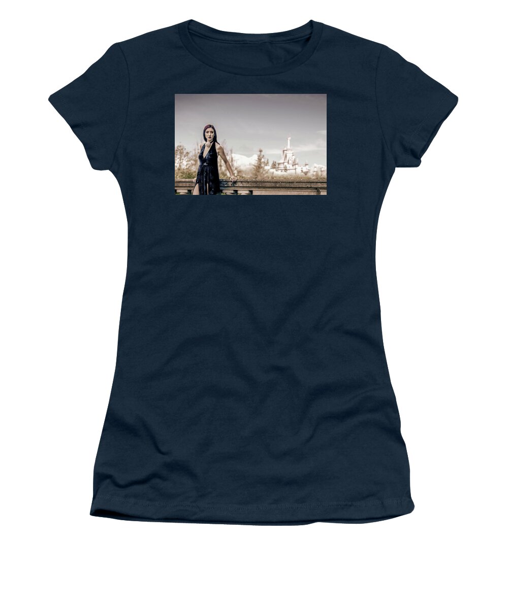 Disney Women's T-Shirt featuring the photograph Beauty and the Beast by Ryan Crane