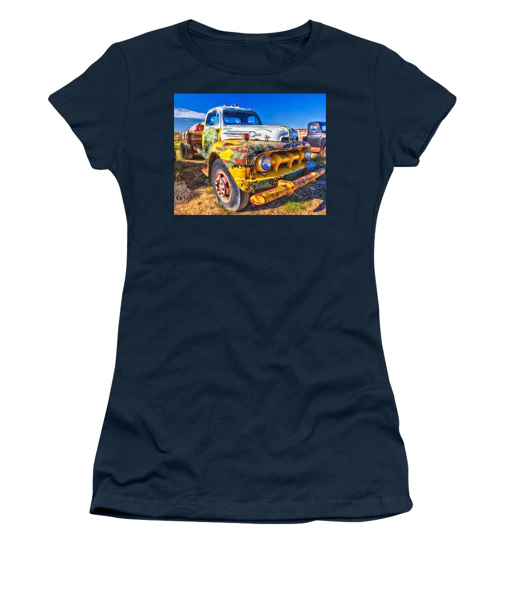 Ford Women's T-Shirt featuring the photograph Big Job - wide by Daniel George