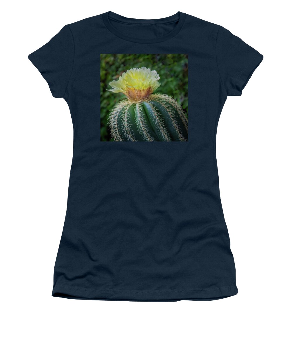 Blooming Women's T-Shirt featuring the photograph Blooming Cactus by James Woody