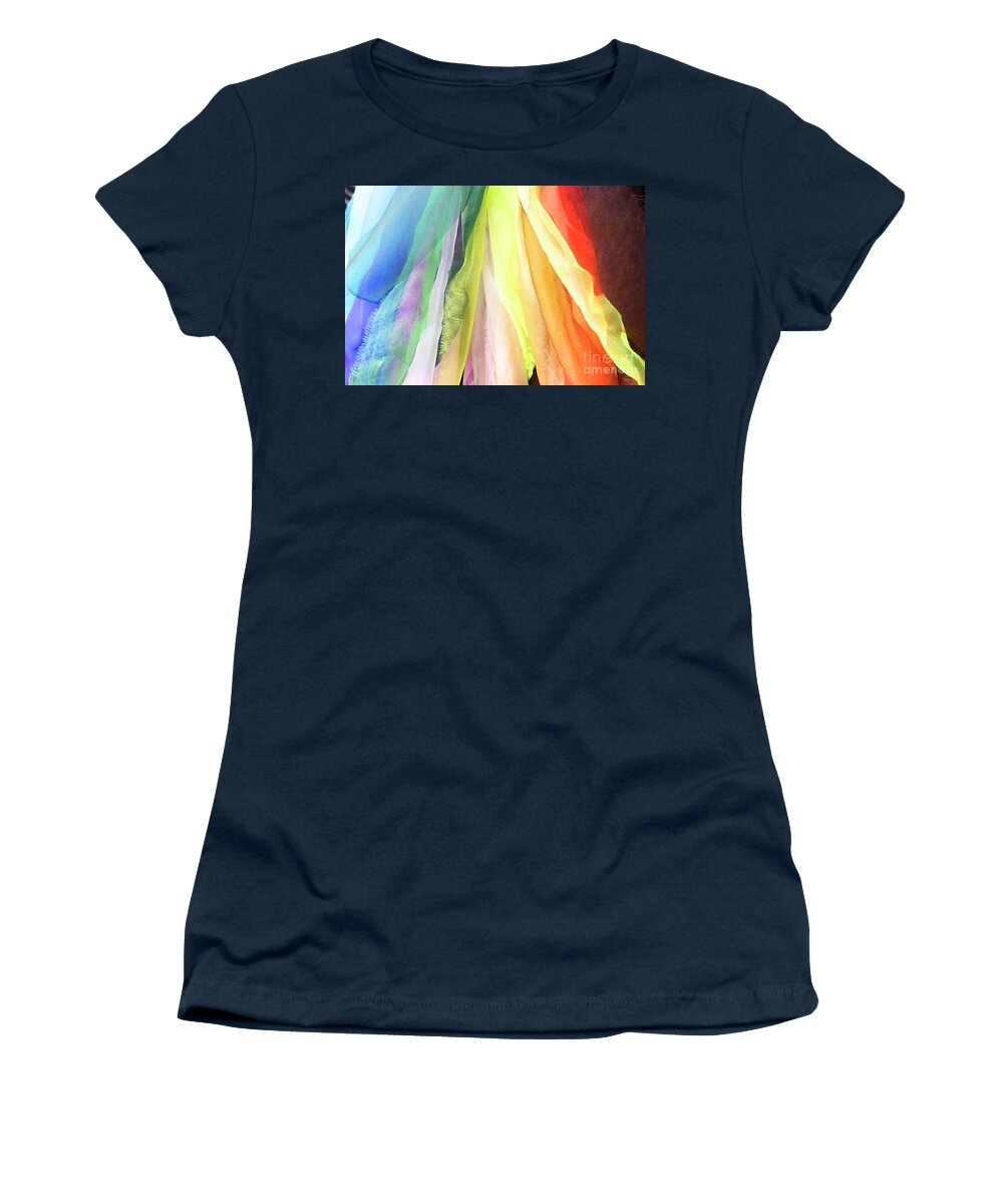 Wendy Wilton Women's T-Shirt featuring the photograph Blowin' In The Wind 2 by Wendy Wilton