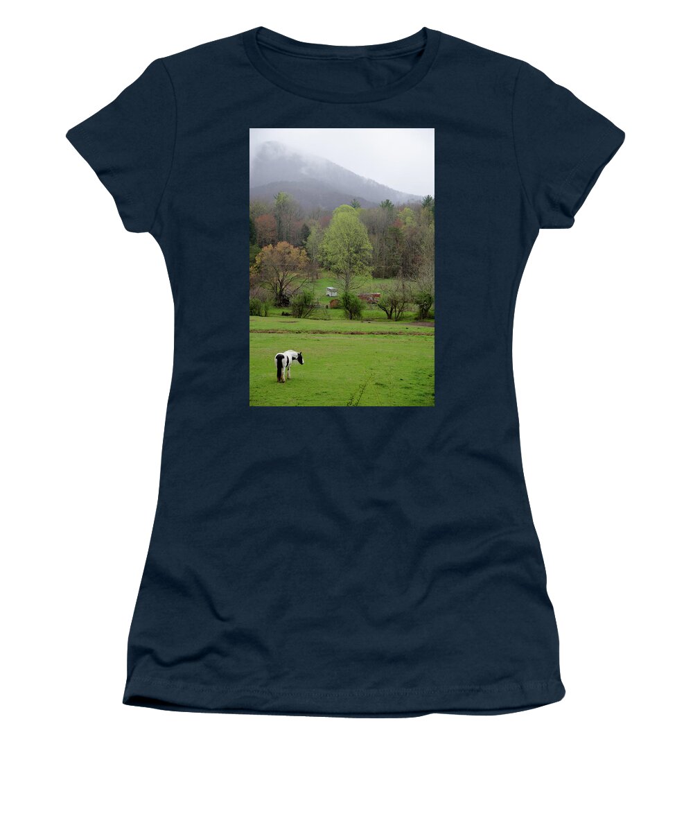 Blue Ridge Women's T-Shirt featuring the photograph Blue Ridge by Lindsey Weimer
