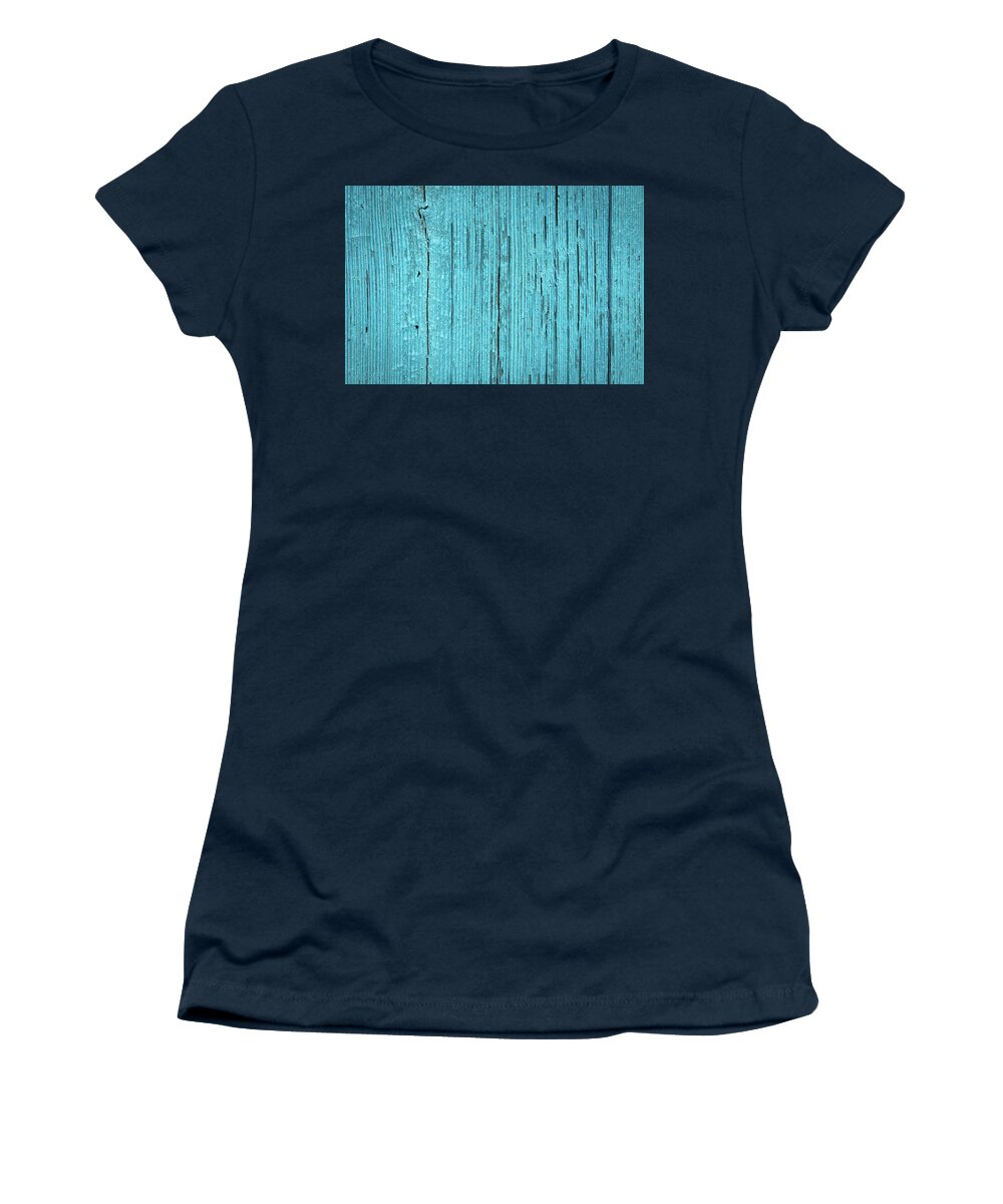 Abstract Women's T-Shirt featuring the photograph Blue textured background by Michalakis Ppalis