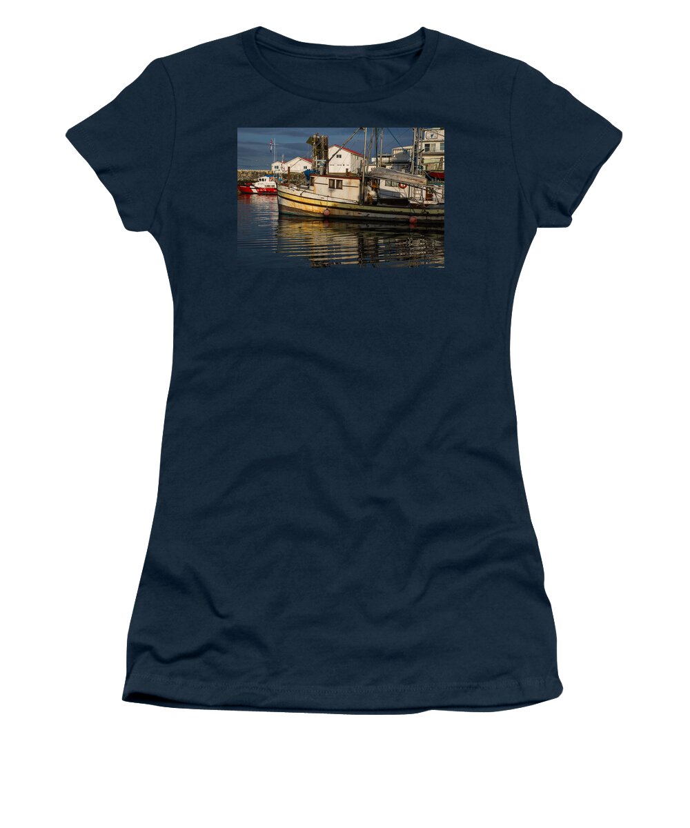 Boat Women's T-Shirt featuring the photograph Boat With No Name by Randy Hall