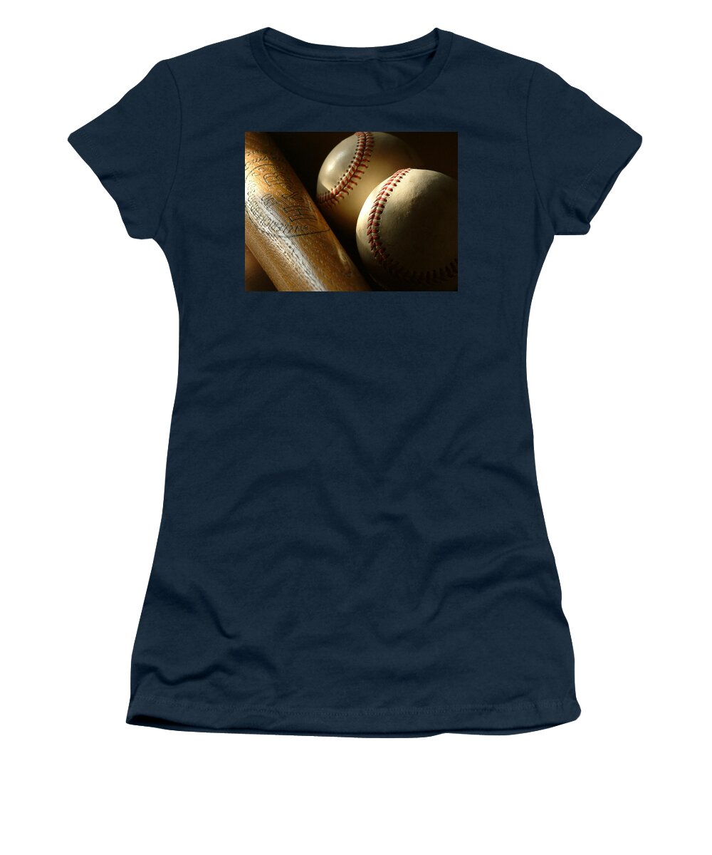 Baseballs Women's T-Shirt featuring the photograph Boys of Summer by Thomas Pipia