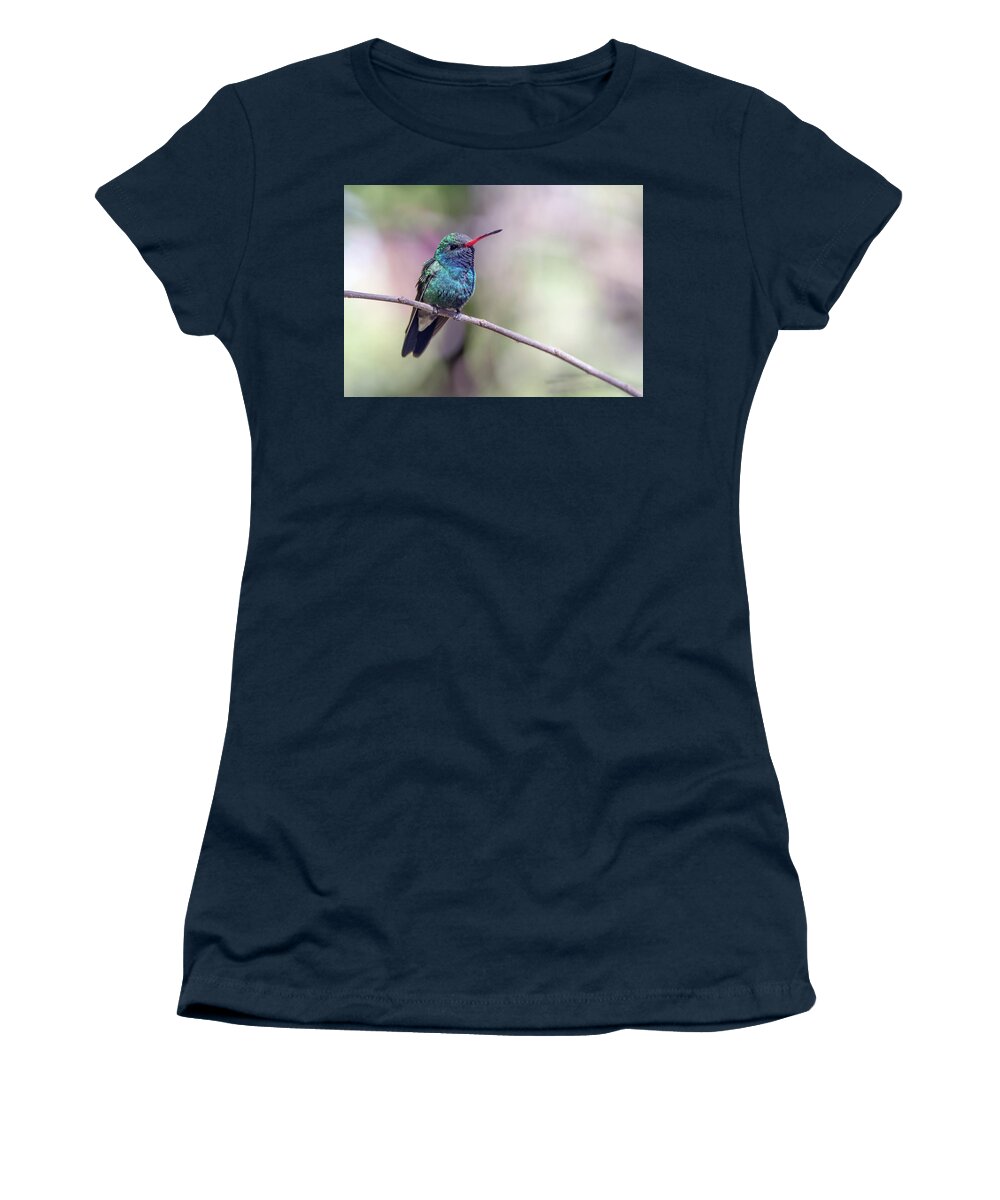 Broad-billed Women's T-Shirt featuring the photograph Broad-billed Hummingbird 2008-031718-1cr by Tam Ryan
