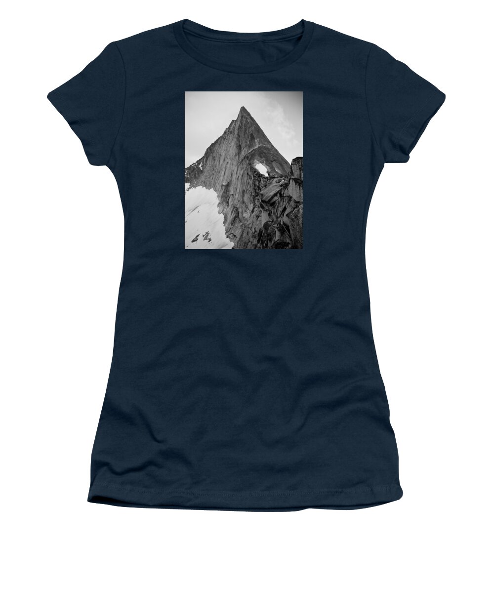Spire Women's T-Shirt featuring the photograph Bugaboo Spire by Jedediah Hohf