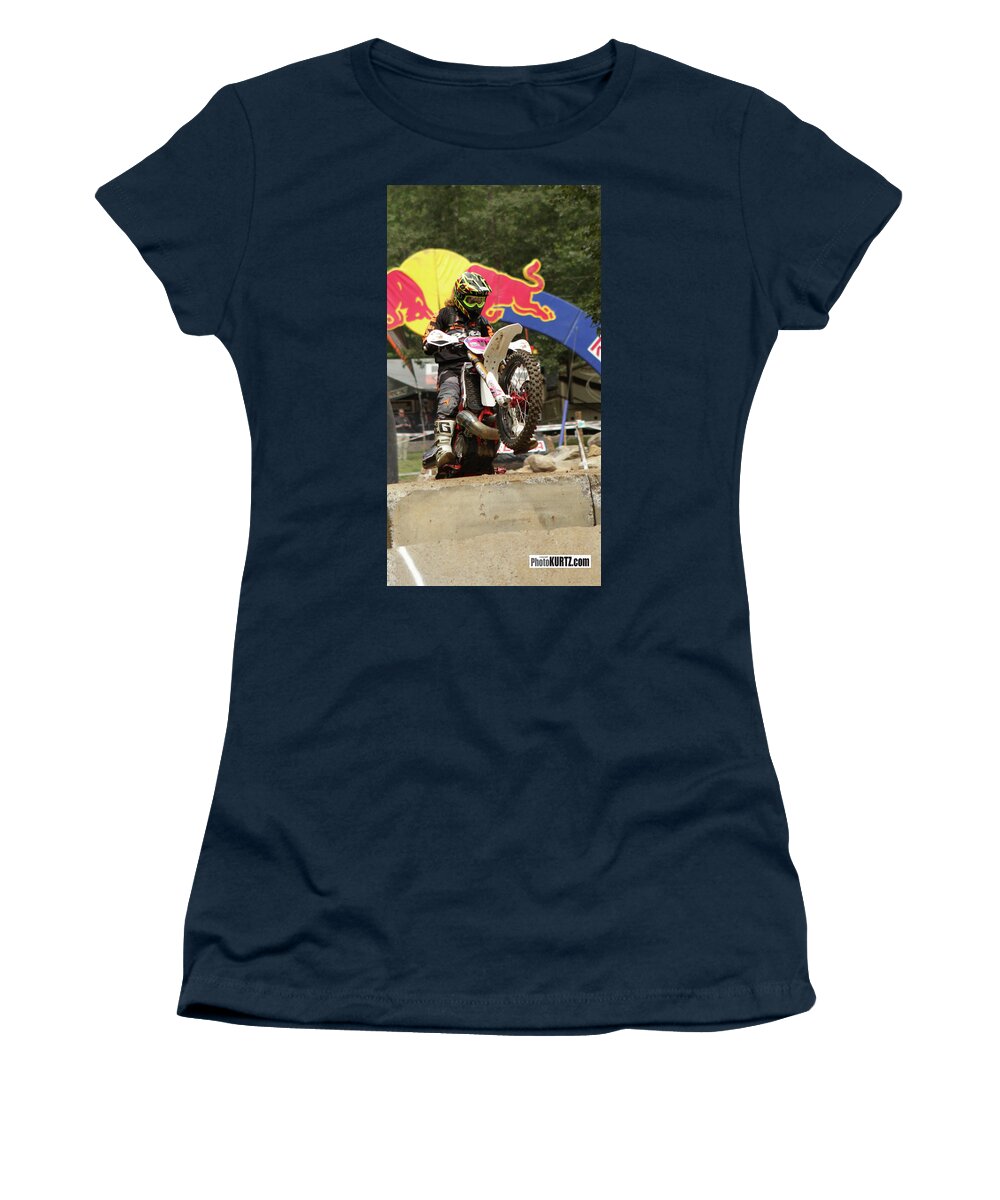  Women's T-Shirt featuring the photograph Bunker Up by Jeff Kurtz