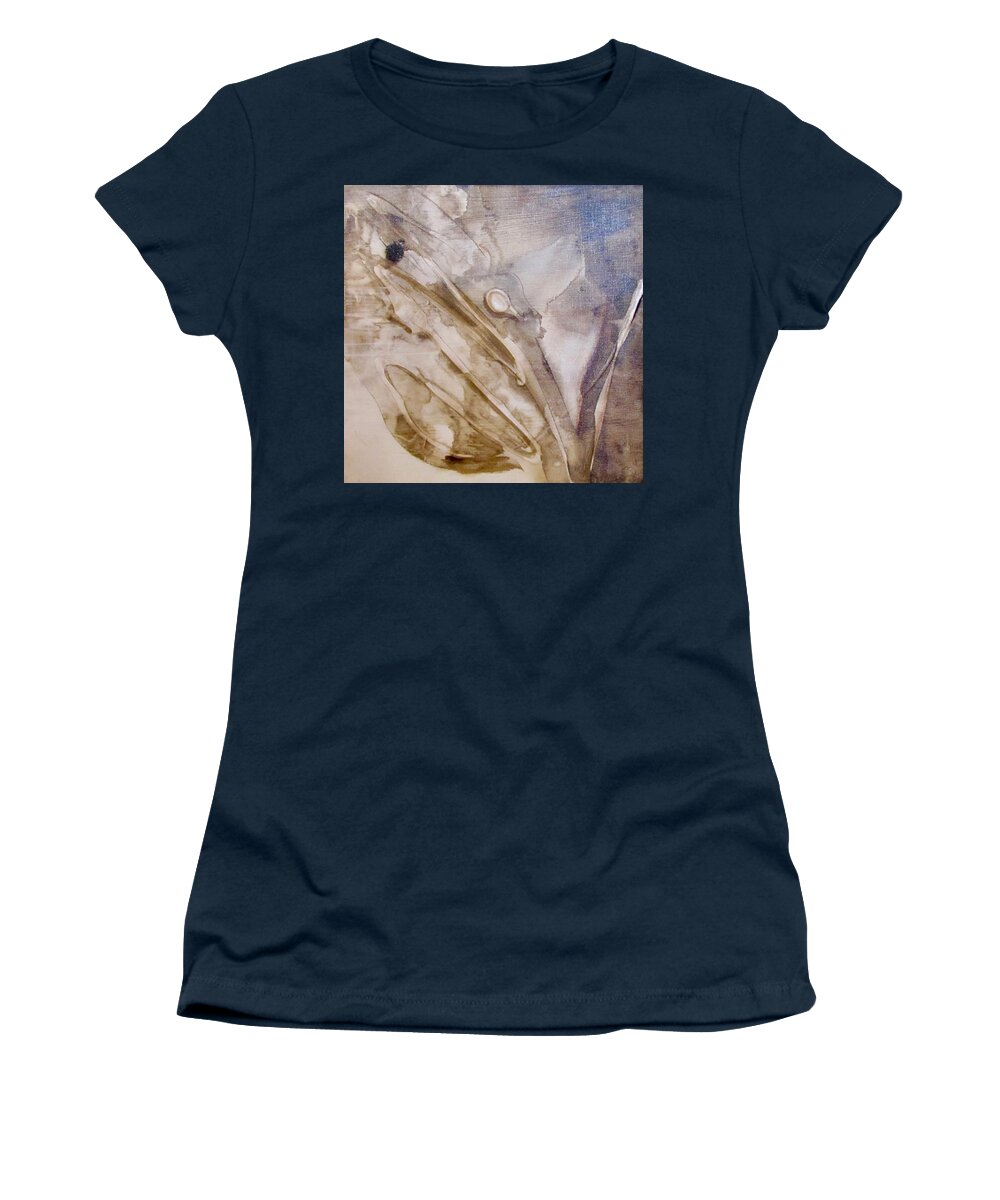 Explosions Women's T-Shirt featuring the painting Burst by Carole Johnson