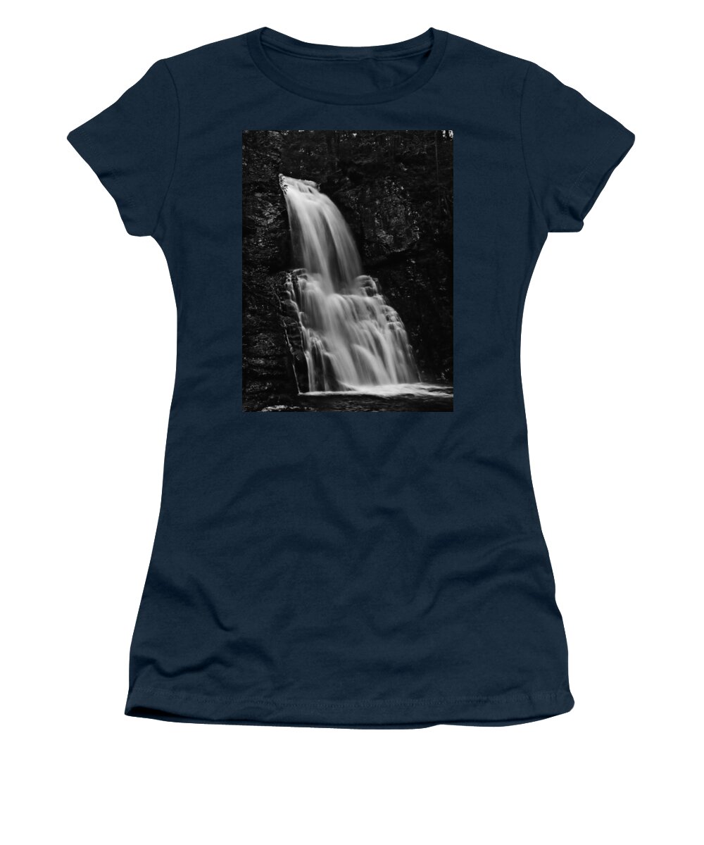 Water Falls Women's T-Shirt featuring the photograph Bushkill Falls by Louis Dallara
