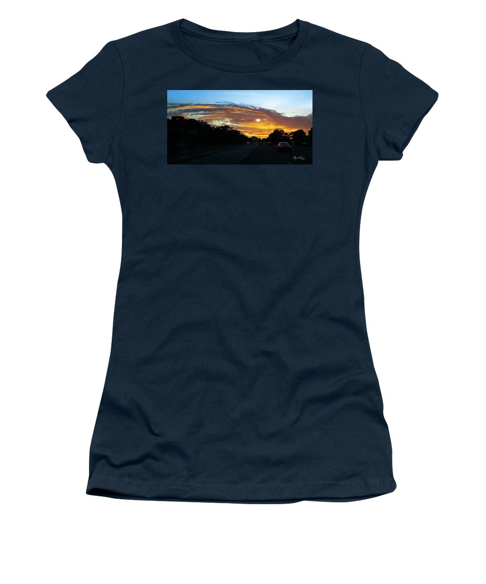 Susan Molnar Women's T-Shirt featuring the photograph Bye Bye Irma by Susan Molnar