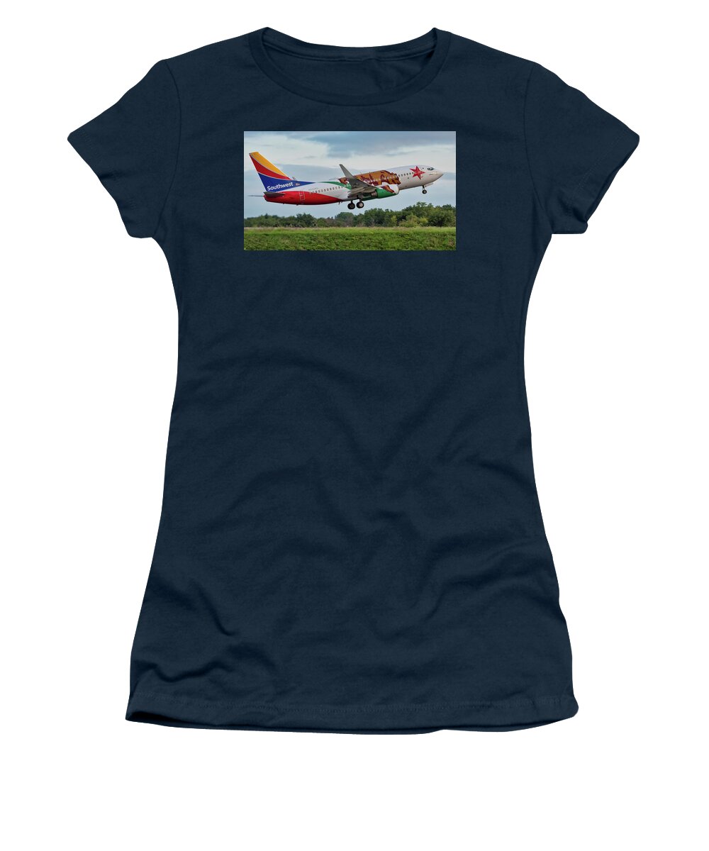 737 Women's T-Shirt featuring the photograph California One by Guy Whiteley