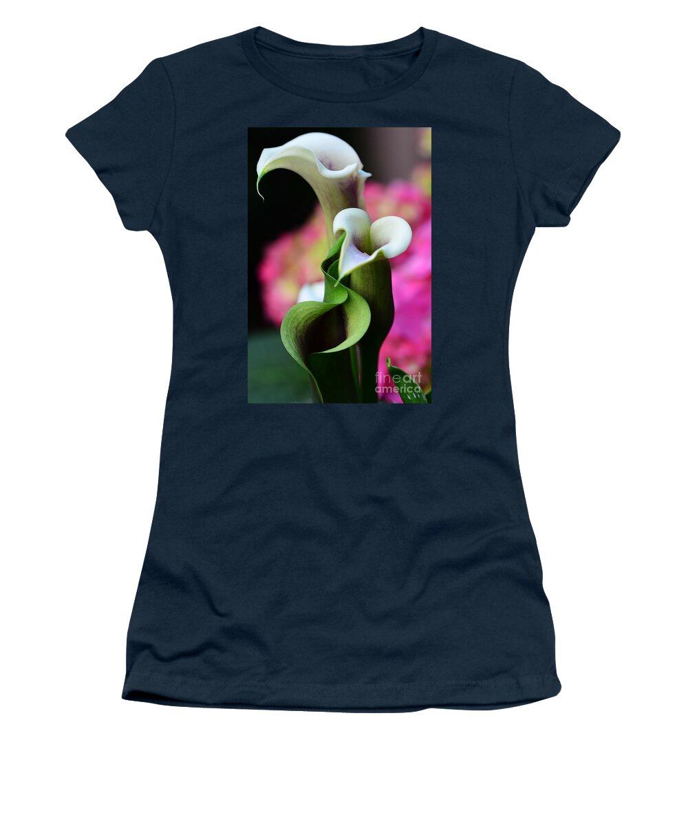 Flowers Women's T-Shirt featuring the photograph Calla Lillies by Cindy Manero