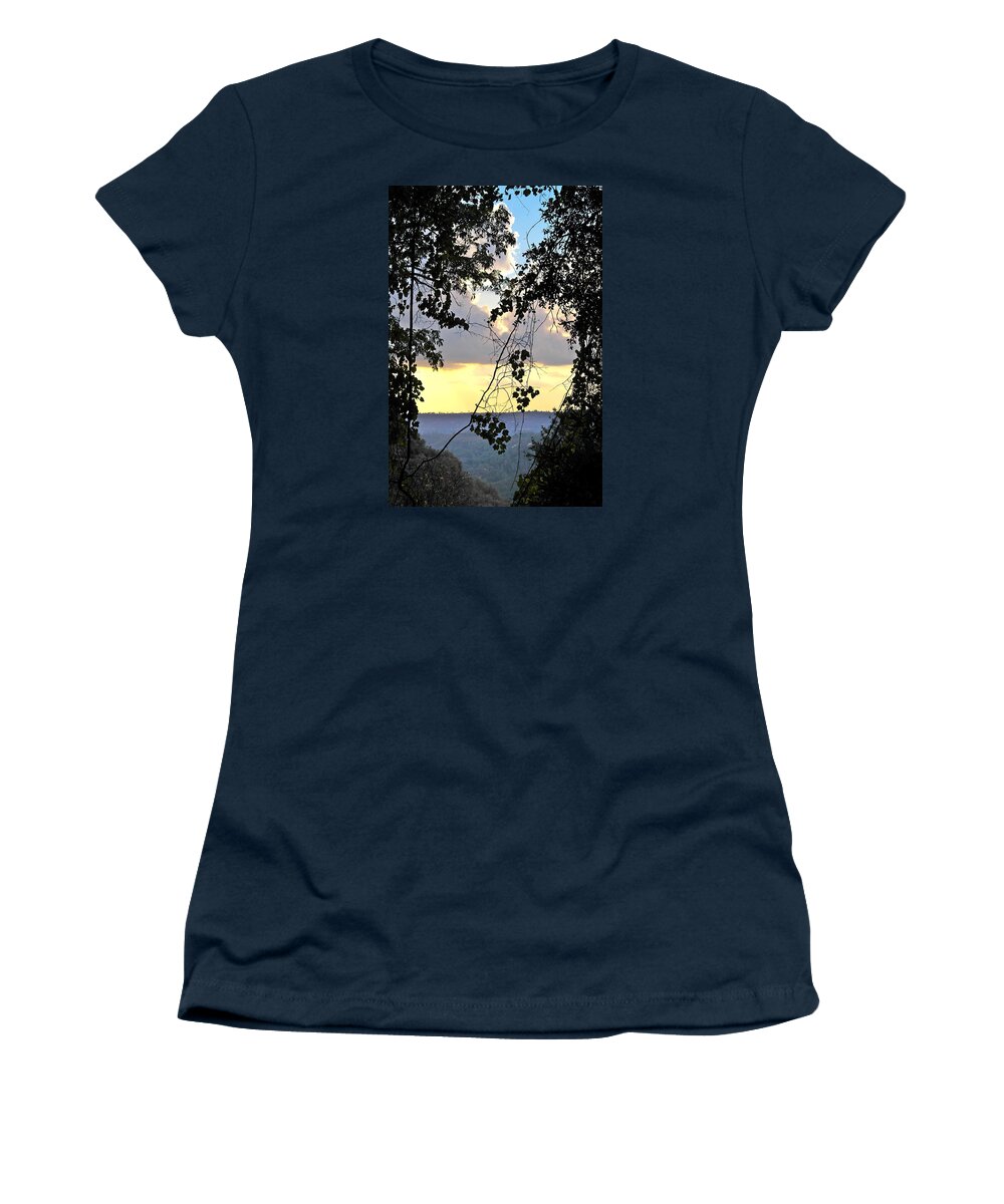 Landscape Women's T-Shirt featuring the photograph Canyon Sunset by Michele Myers