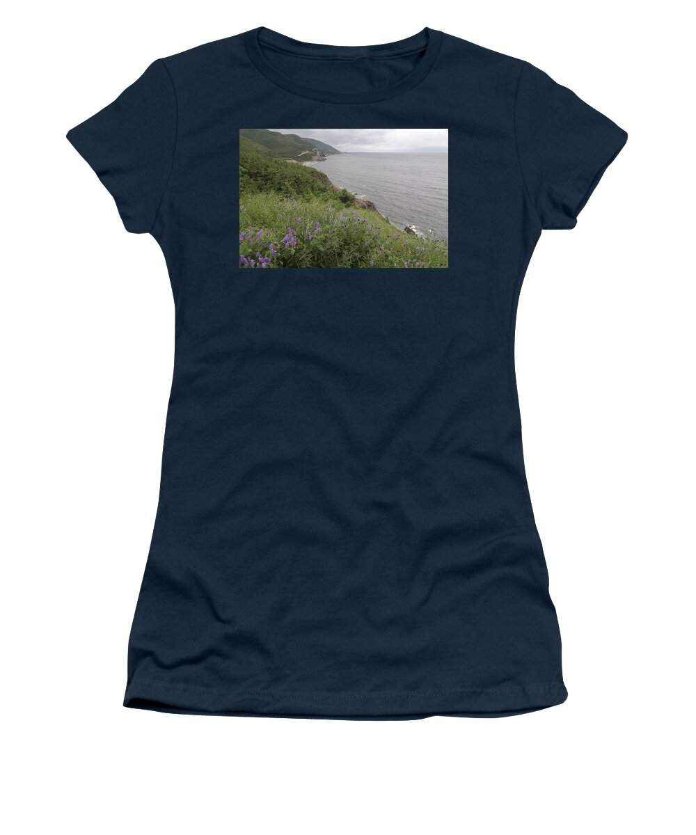 Cape Breton Women's T-Shirt featuring the photograph Cape Breton Coast by Sven Brogren