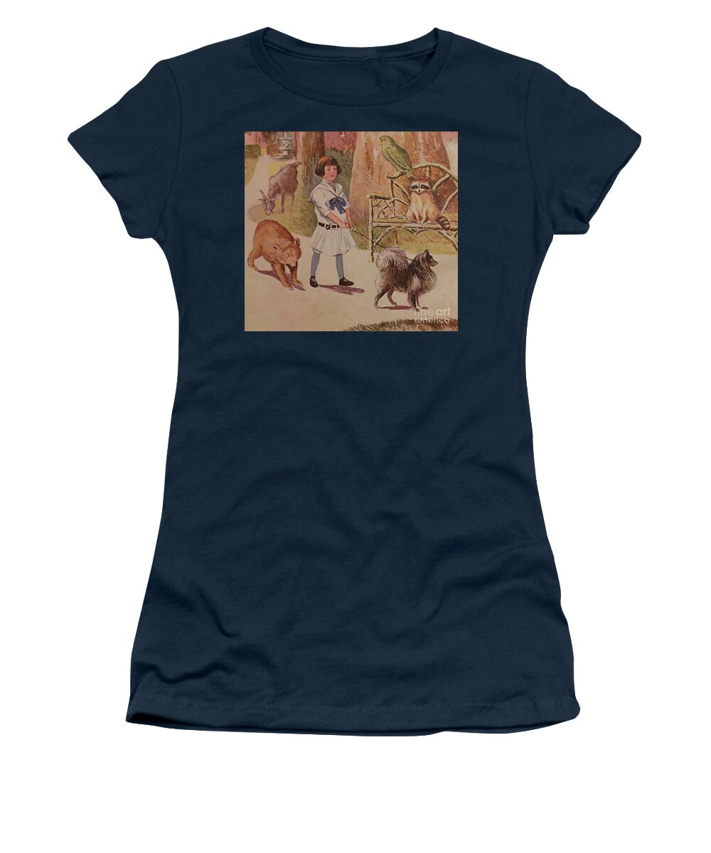 Vintage Women's T-Shirt featuring the photograph Captain Ginger's Playmates by Beverly Shelby