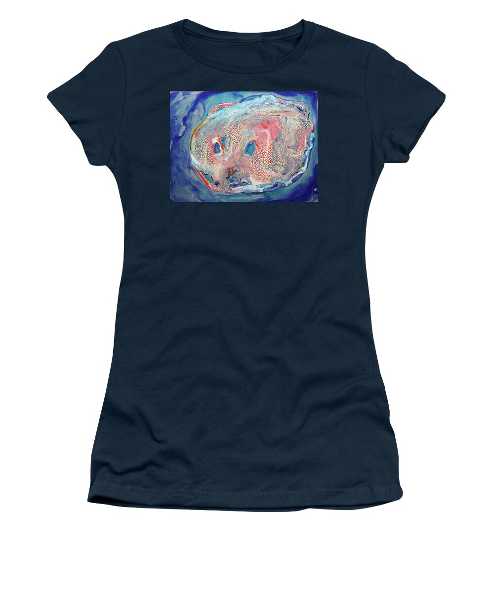Whimsical Women's T-Shirt featuring the painting Cartun by Madeleine Arnett