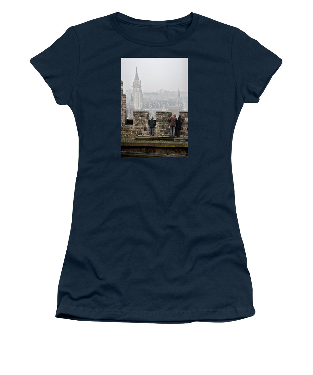Lawrence Women's T-Shirt featuring the photograph Castle View by Lawrence Boothby