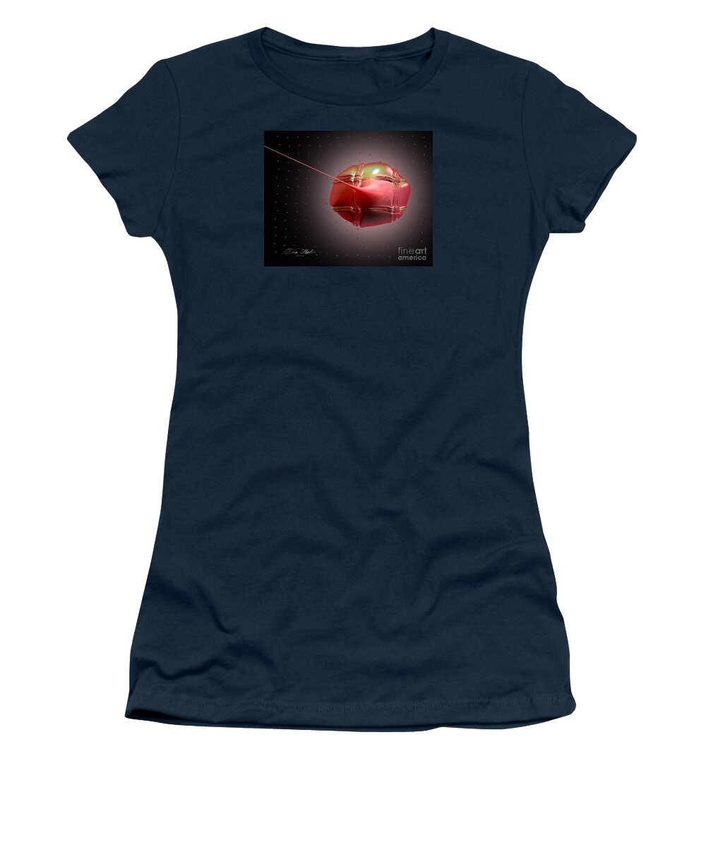 Fractal Women's T-Shirt featuring the digital art Caught in A Net by Melissa Messick