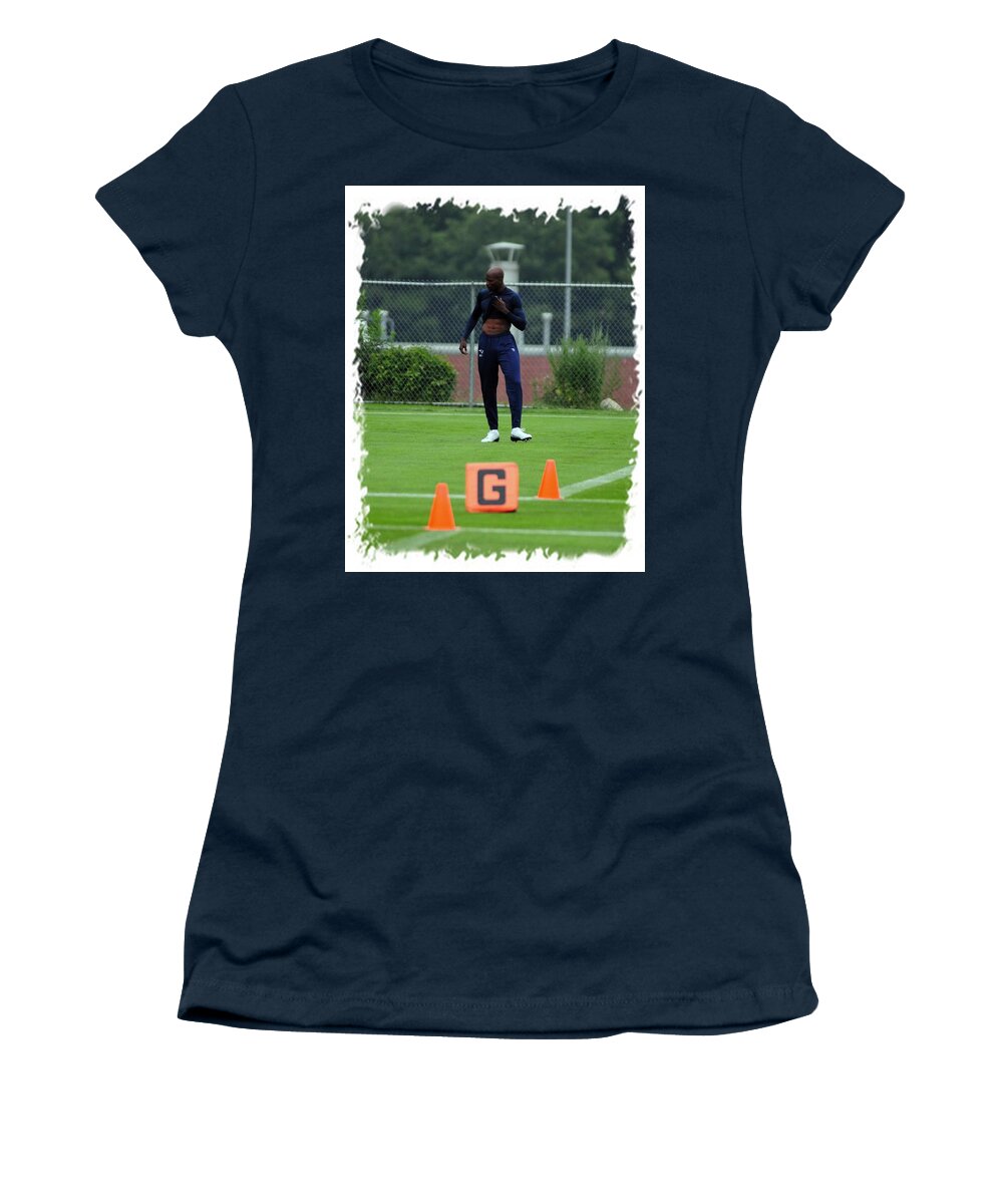 Chad Women's T-Shirt featuring the photograph Chad Takes the Field by Mike Martin