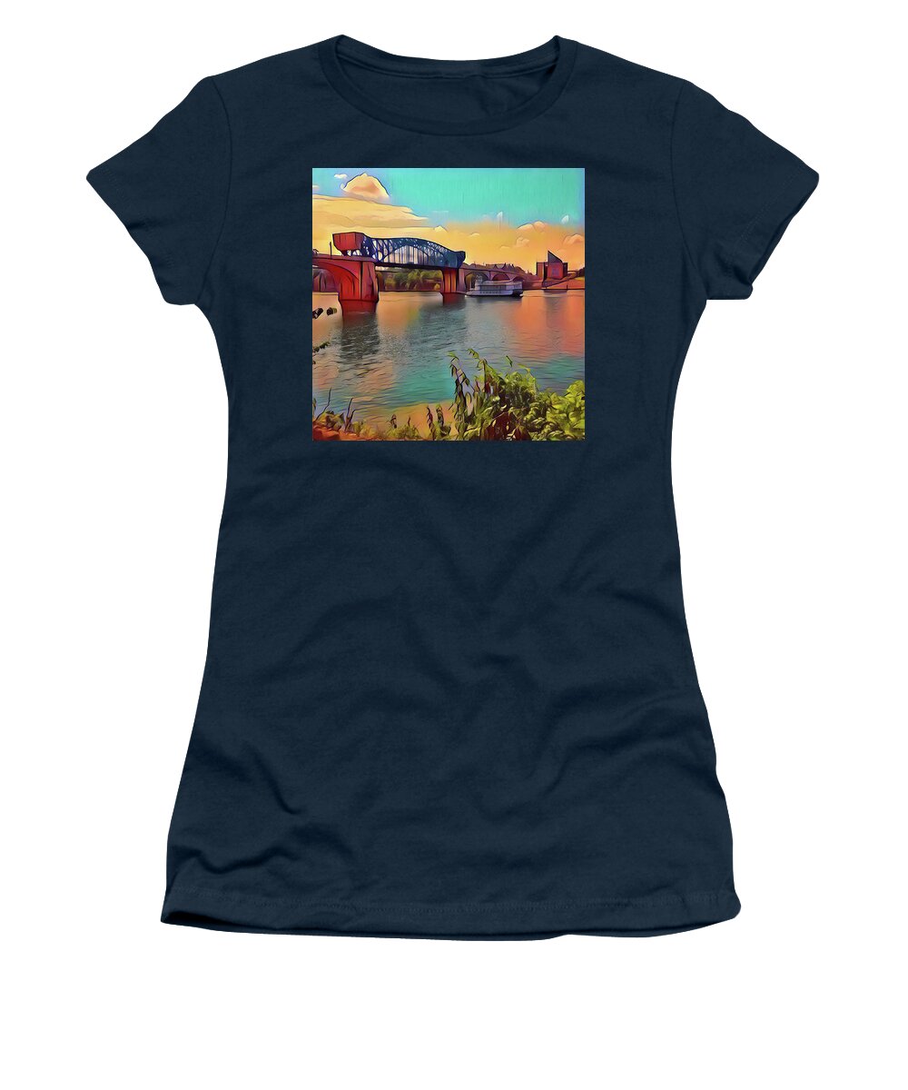 Chattanooga Women's T-Shirt featuring the photograph Chatta Choo Choo by Sherry Kuhlkin