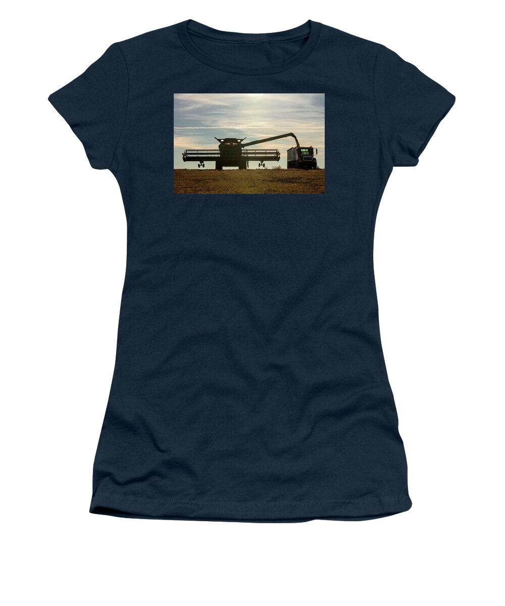 Chickpeas Women's T-Shirt featuring the photograph Chickpea Silhouette by Todd Klassy