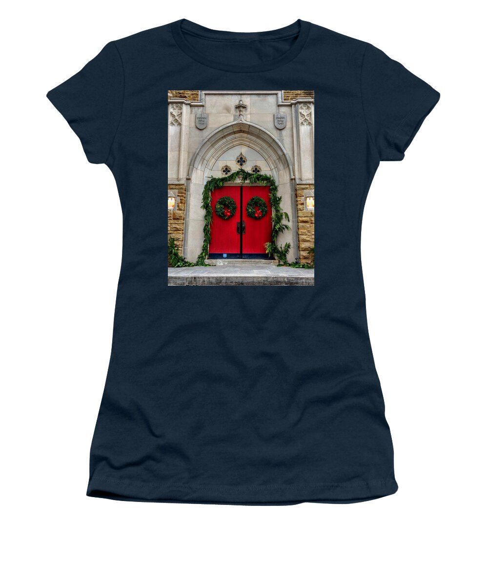 Church Women's T-Shirt featuring the photograph Celebration of Christmas by Michael Dean Shelton
