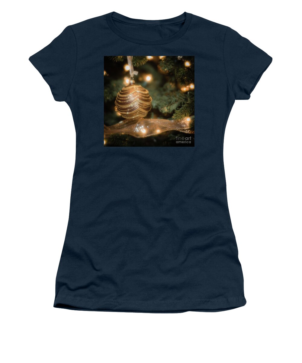 Christmas Women's T-Shirt featuring the photograph Christmas tree by Agnes Caruso