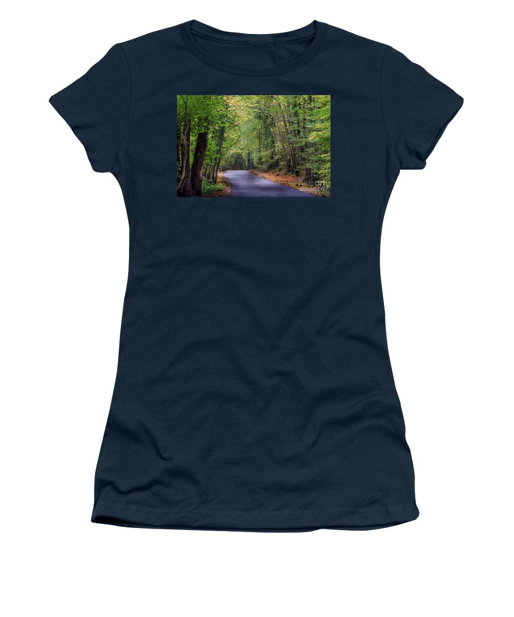 Trees Women's T-Shirt featuring the photograph Close to Home by Perry Rodriguez