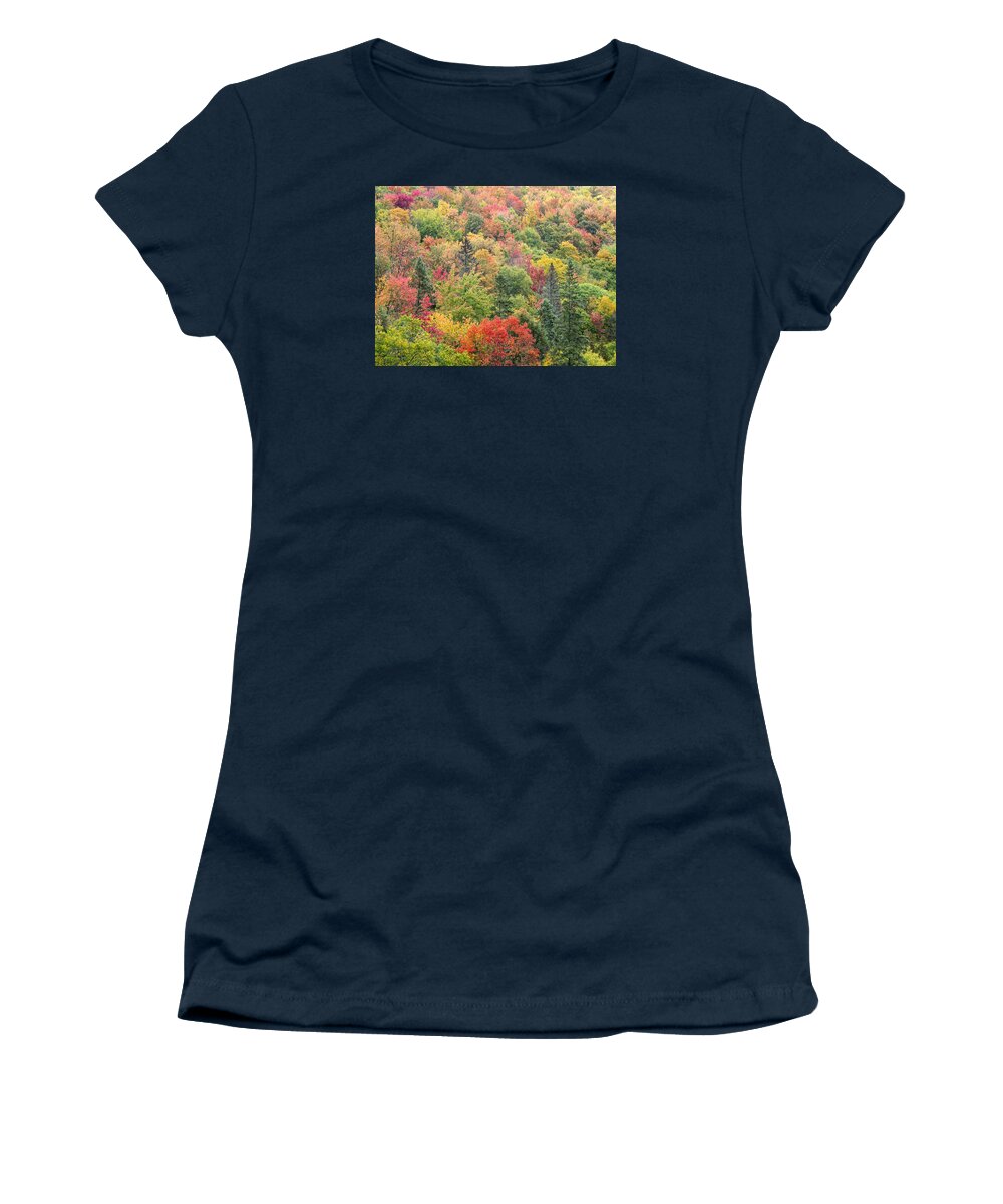 Autumn Women's T-Shirt featuring the photograph Colorful Puzzle by Eggers Photography