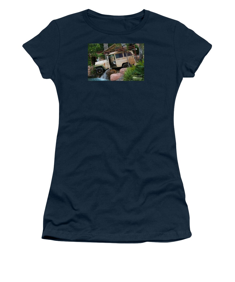 Congo River Women's T-Shirt featuring the photograph Congo River Miniature Golf by Lynn Jackson