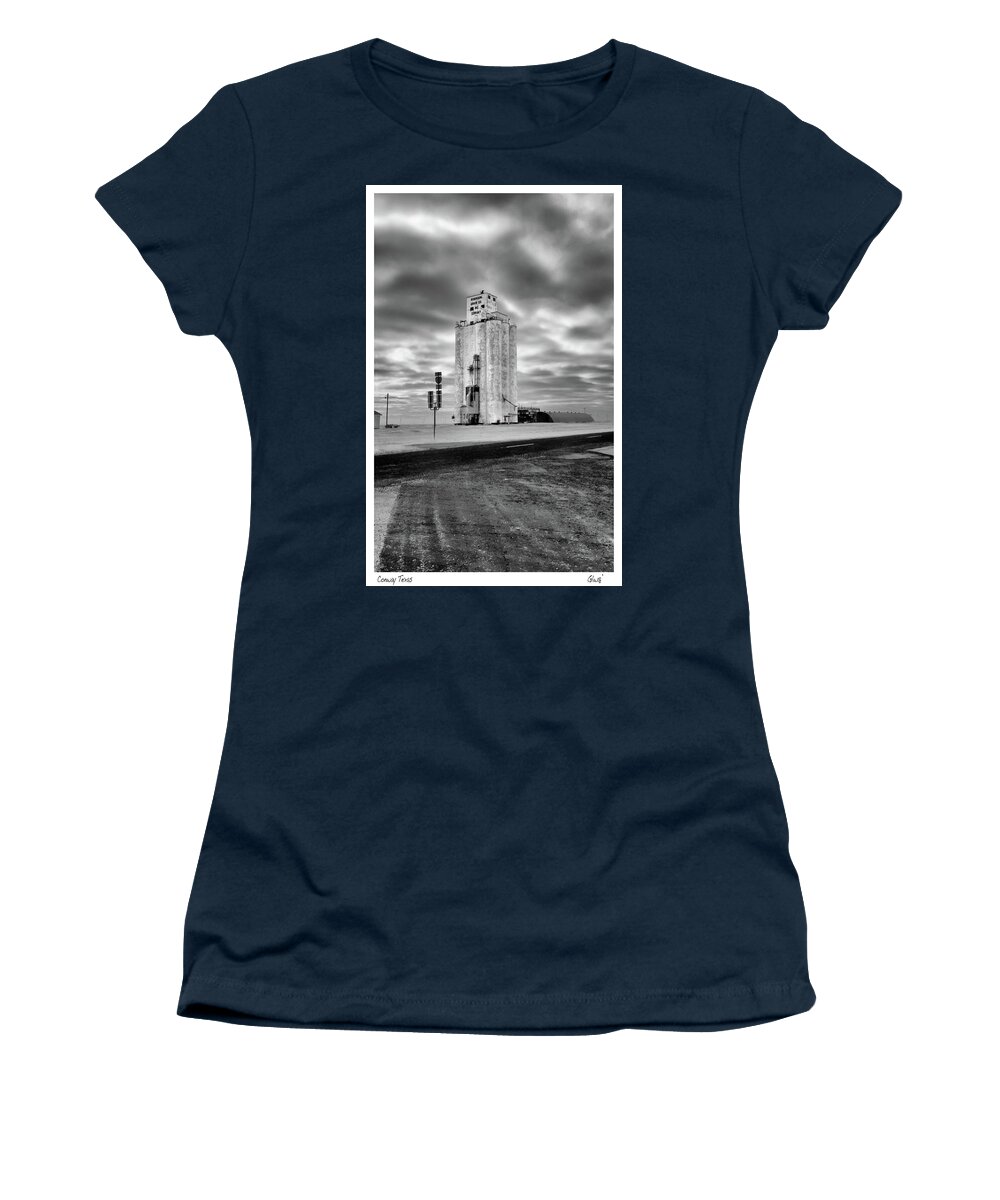 Get Your Kicks On Route 66 Women's T-Shirt featuring the photograph Conway Texas by Gary Warnimont