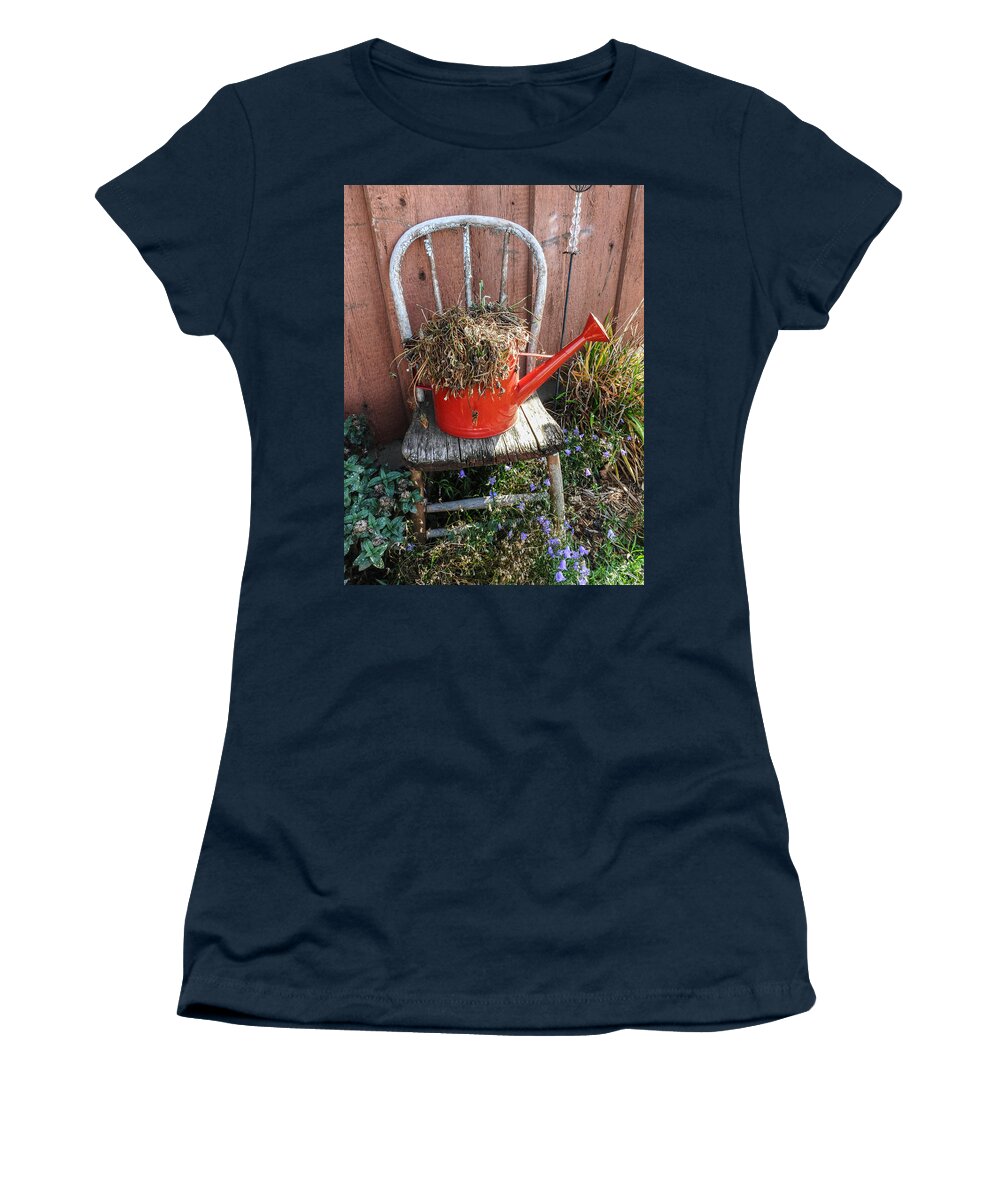 Still Life Women's T-Shirt featuring the photograph Country Charm by Janice Adomeit