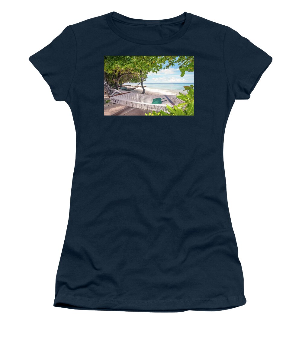 Jenny Rainbow Fine Art Photography Women's T-Shirt featuring the photograph Cozy Hammock by Jenny Rainbow