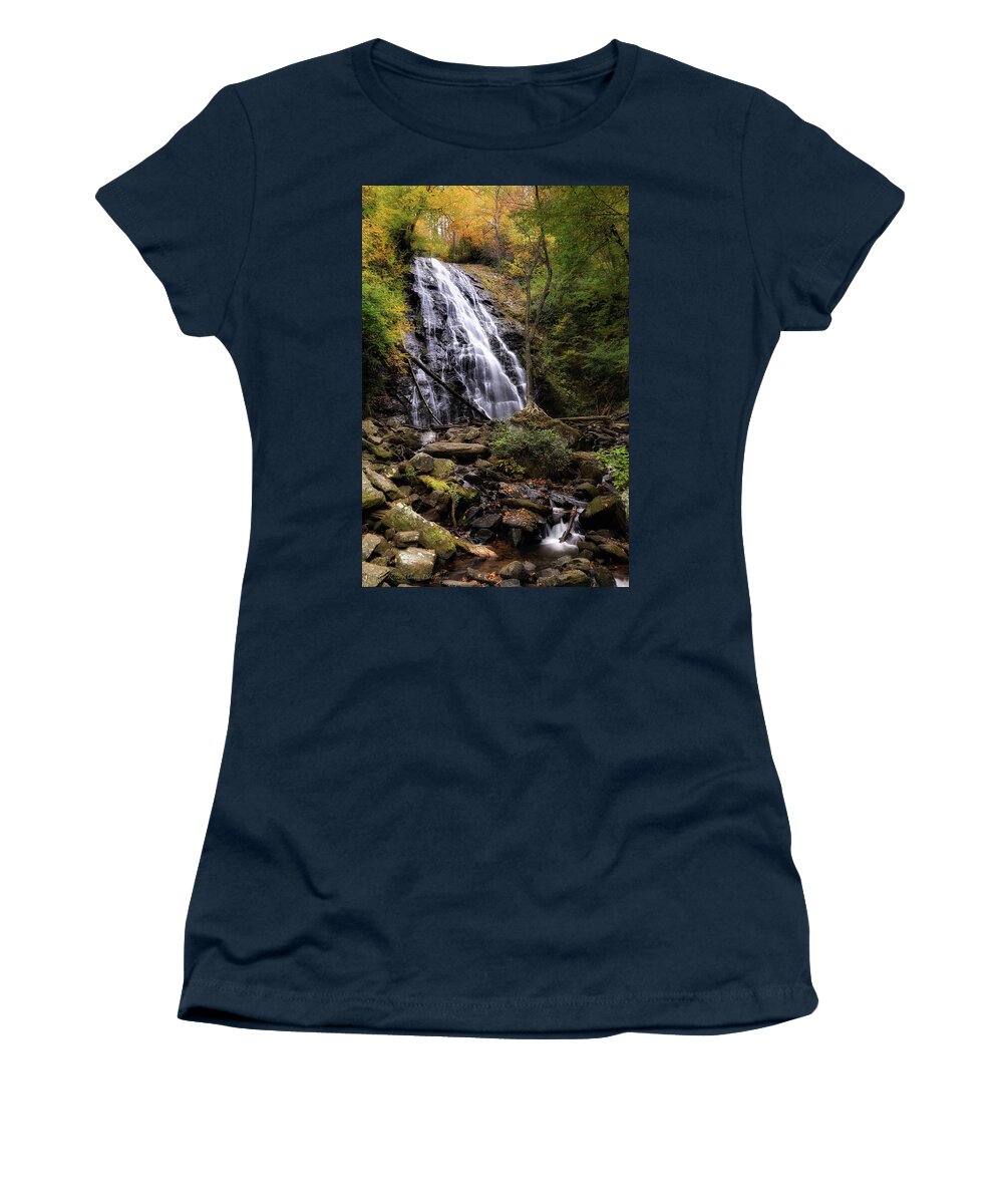 North Carolina Women's T-Shirt featuring the photograph Crabtree Falls #1 by C Renee Martin