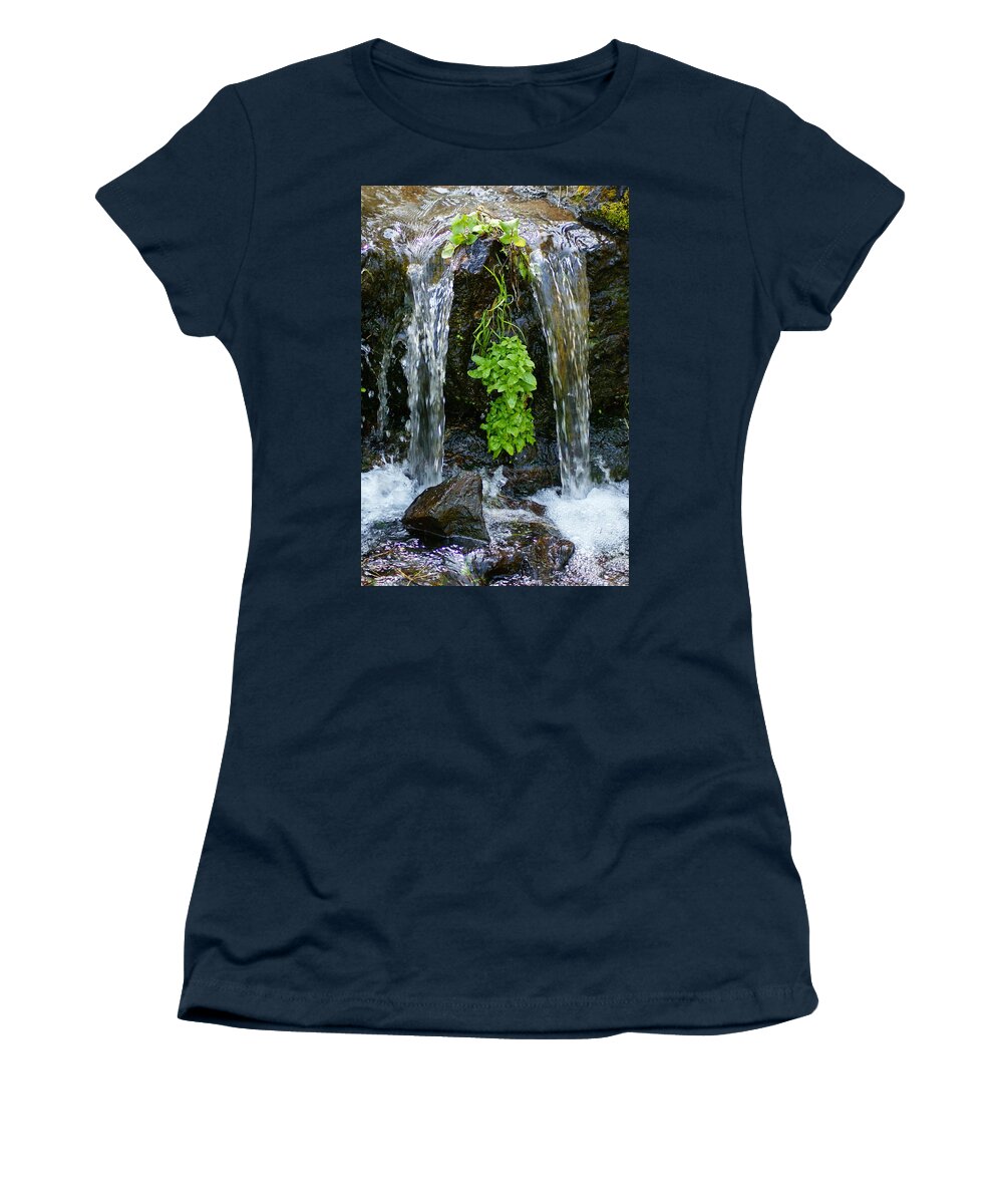 Creek Women's T-Shirt featuring the photograph Creek Peace by Ben Upham III
