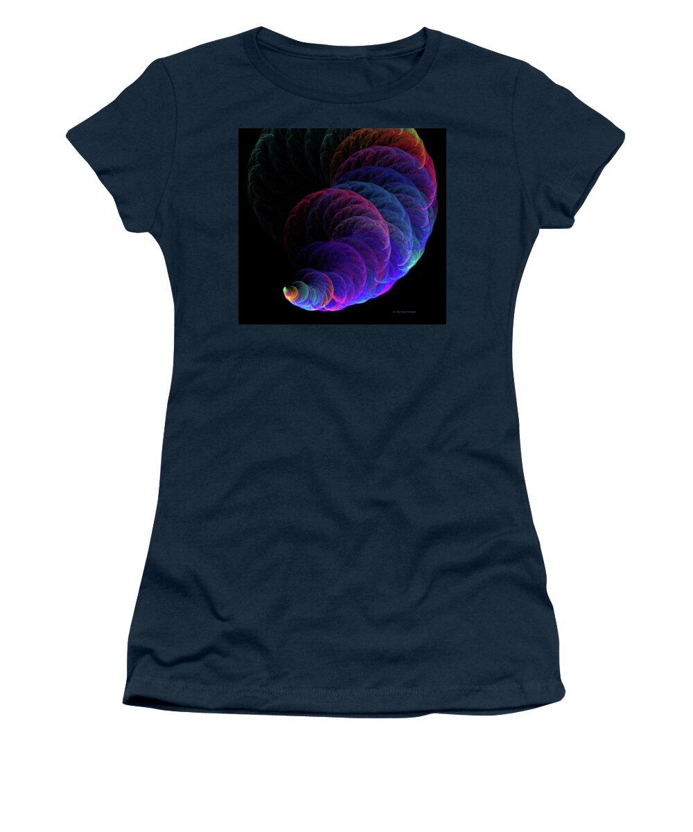 Storms Women's T-Shirt featuring the painting Cyclonic Action by Wayne Bonney