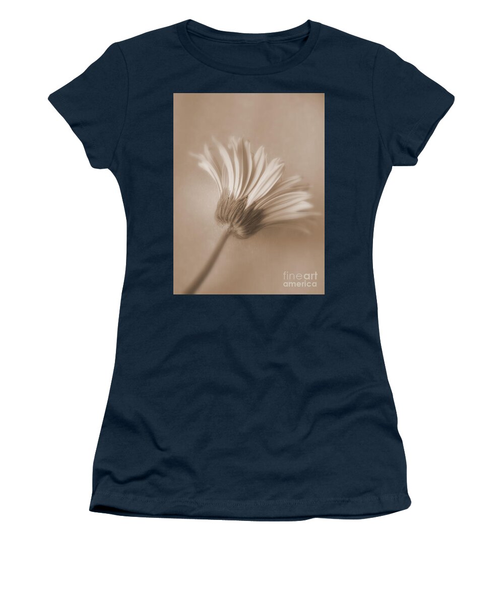 Daisy Women's T-Shirt featuring the photograph Daisy Flower - Innocence by Ella Kaye Dickey
