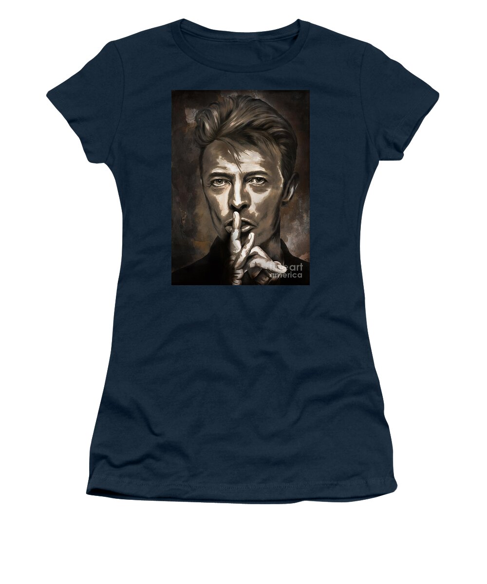 David Women's T-Shirt featuring the painting David by Andrzej Szczerski