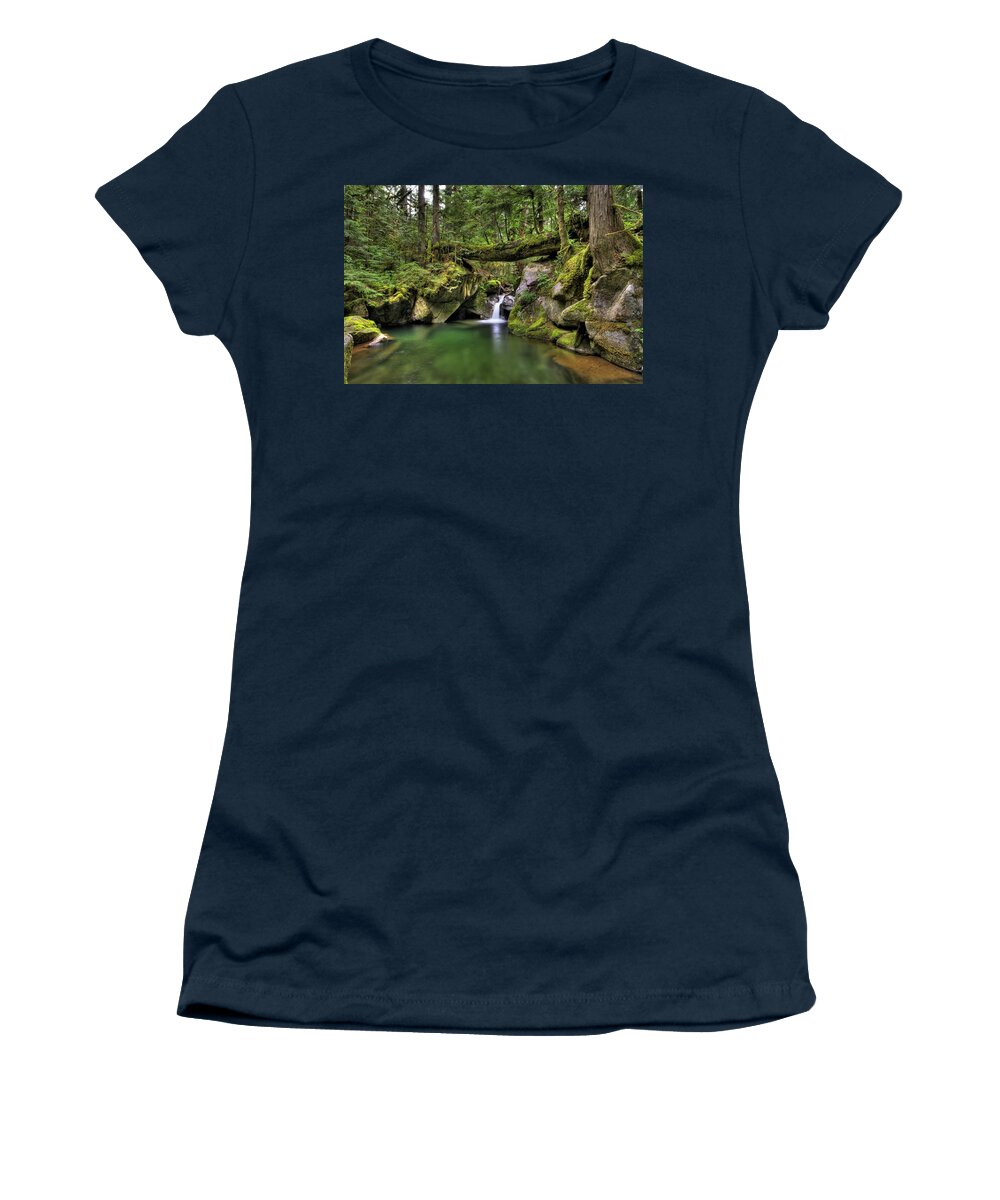 Hdr Women's T-Shirt featuring the photograph Deception Creek by Brad Granger