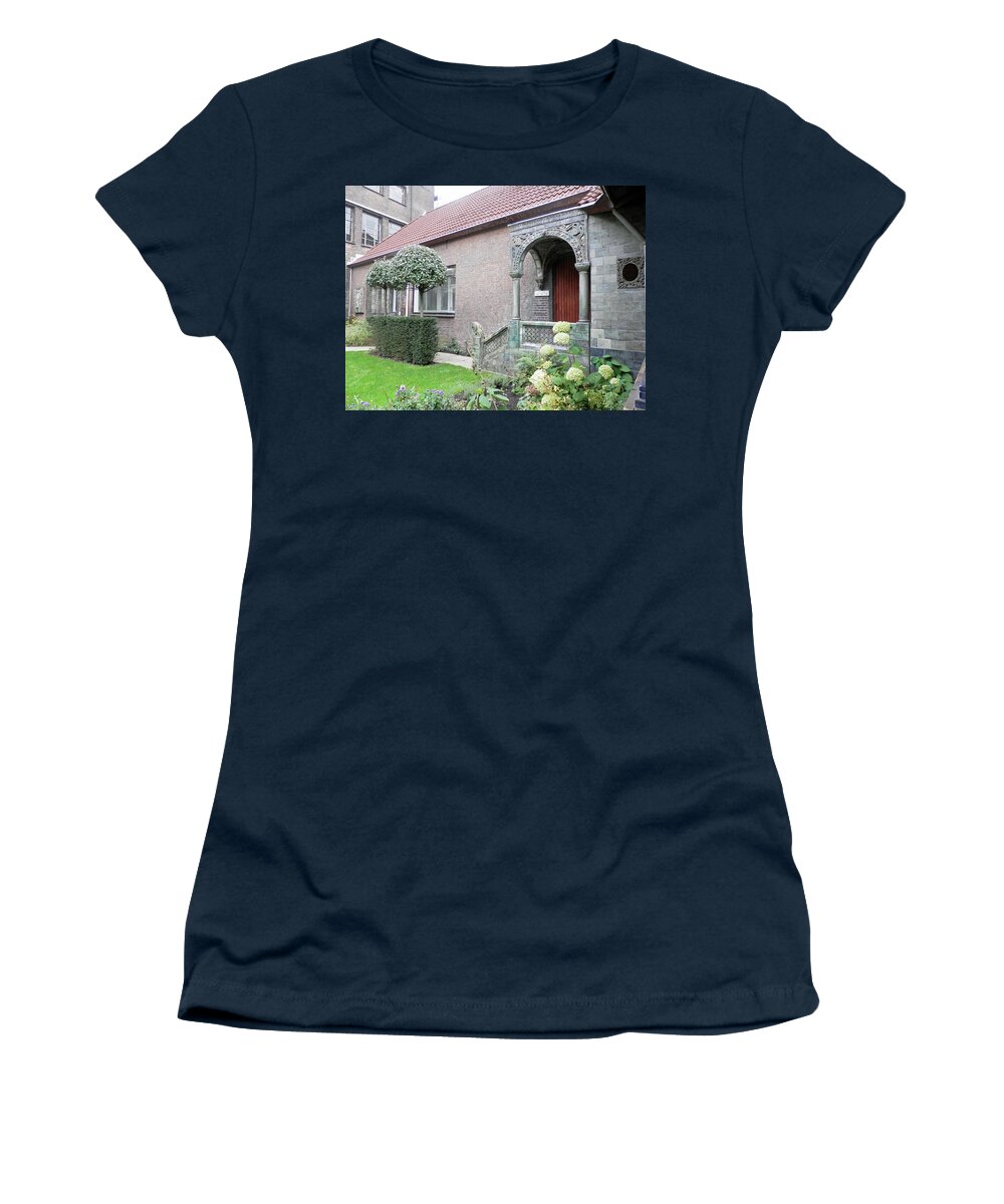 Garden Women's T-Shirt featuring the photograph Delft Museum Garden 3 by Pema Hou